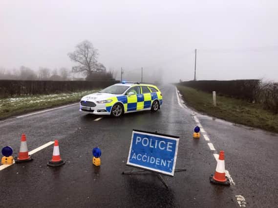 The road was closed on Saturday following the incident.