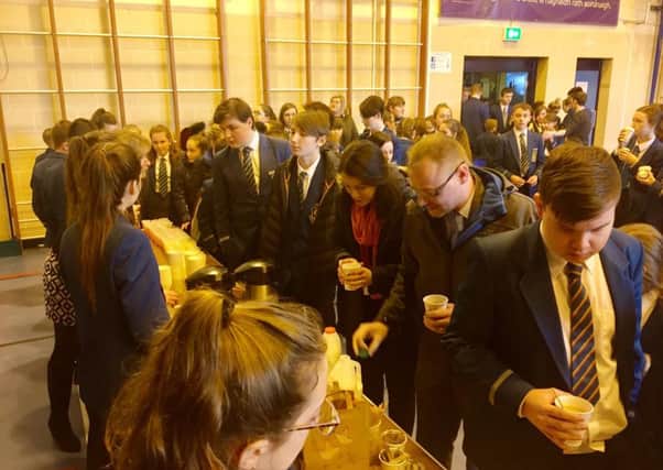 Slemish College Year 10 students enjoyed the Starbucks Coffee Morning and Prize Draw held at the College