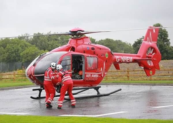 The Air Ambulance was tasked to the scene of the incident near Cabra. (Archive pic)