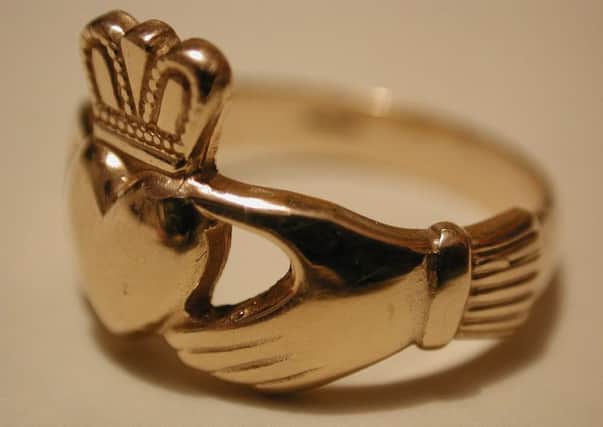 A gold Claddagh ring. (Archive pic)