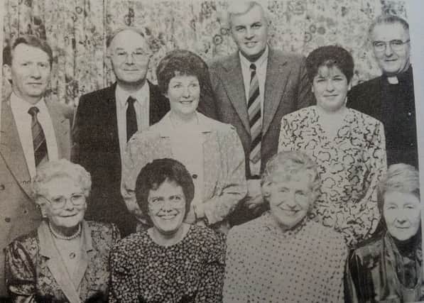 Pictured at the 25th anniversary of Townparks School, Magherafelt, in 1988.