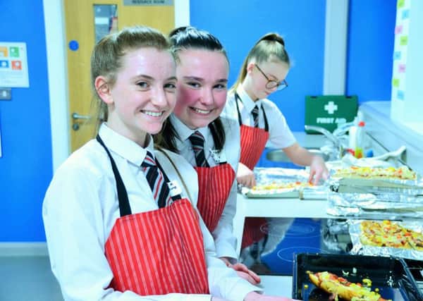 Glengormley High School students cooking up a storm for their Open Night visitors
