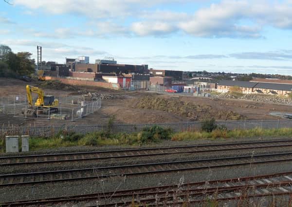 Work has started on the new park and ride facility close to Portadown Rail Station. INPT43-202.