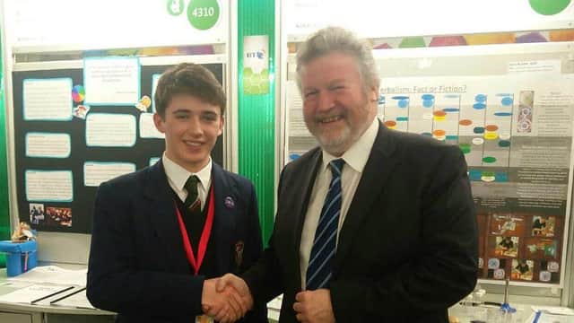Jonathan Green meeting former Health Minister and leader of Fine Gael, James Reilly.