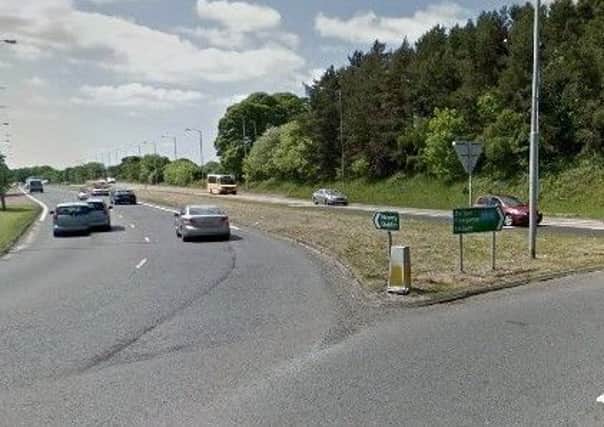 The A1 at Hillsborough Roundabout. Pic by Google