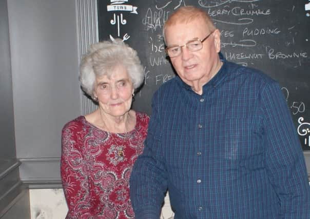David and Sally Cromie who recently celebrated their 60th wedding anniversary in Antrim.