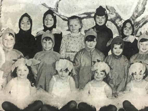 Ballymacash Primary School pupils who performed 'The Easter Bunny' in 1980