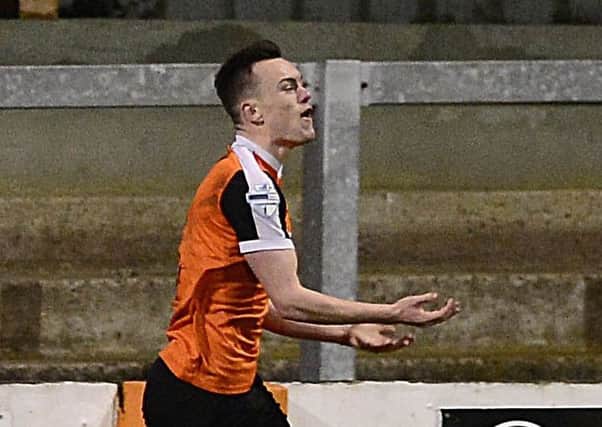 Carrick Rangers' Lee Chapman. Pic by Pacemaker.