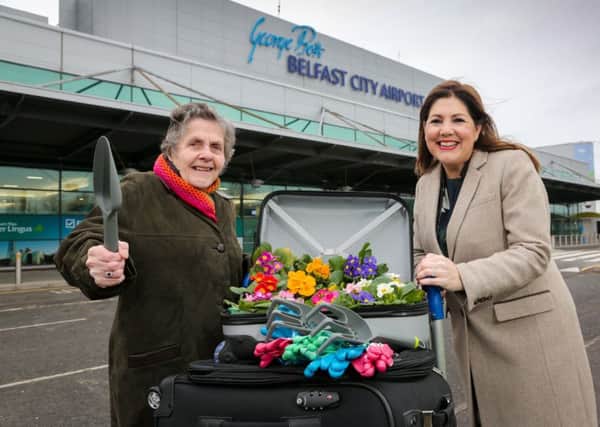 Doreen Muskett MBE, President of the Northern Ireland Amenity Council, joins Michelle Hatfield, Director of HR and Corporate Responsibility at title sponsor George Best Belfast City Airport, to launch the search for the Best Kept places across the country.