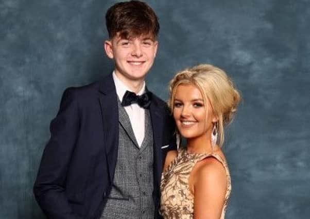Pictured at the Parkhall College annual formal are - Owen Gorman and Emma Hill. (pics McIlwaine Media)