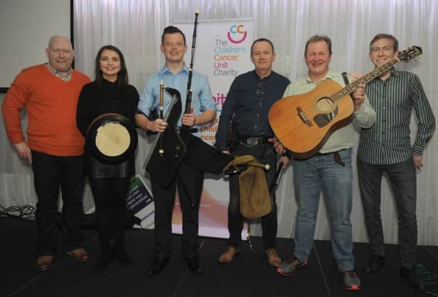 Mark Wilson (left) from Waringstown and Bearnagh pictured prior to performing at the Kids with Cancer charity event at the Royal Hotel Cookstown.