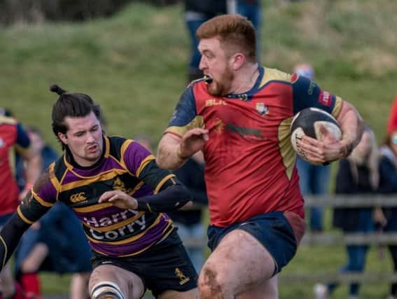 Action from Ballyclare's win over Instonians