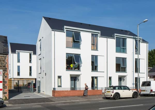 The Sloan Street apartments built by Clanmil Housing. Pic by Donal McCann