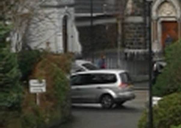 Car parked in North St blocking the entrance to Oakleigh Fold during Mass at St Peter's Church last weekend