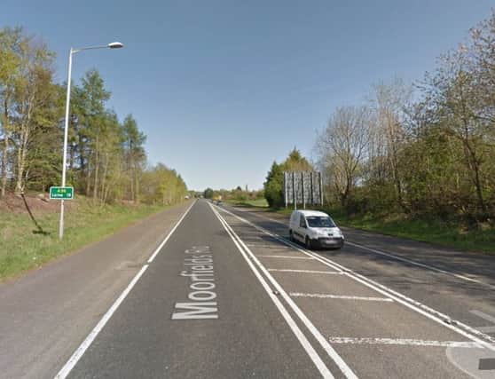 Signs have gone up advising motorists that the A36 between Ballymena and Larne will be closed from March 12 for eight weeks.  Picture: Google Maps