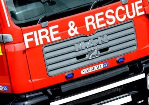 Emergency services are at the scene of a house fire in Co. Fermanagh