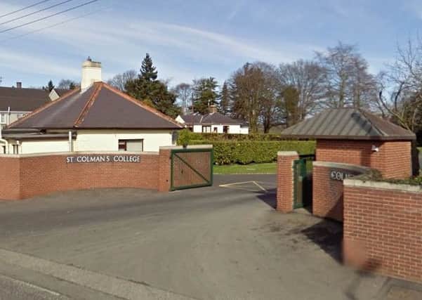 The entrance to St Colman's College, Newry. Pic by Google