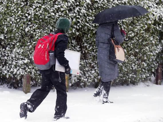 Wintry conditions have affected many parts of Northern Ireland