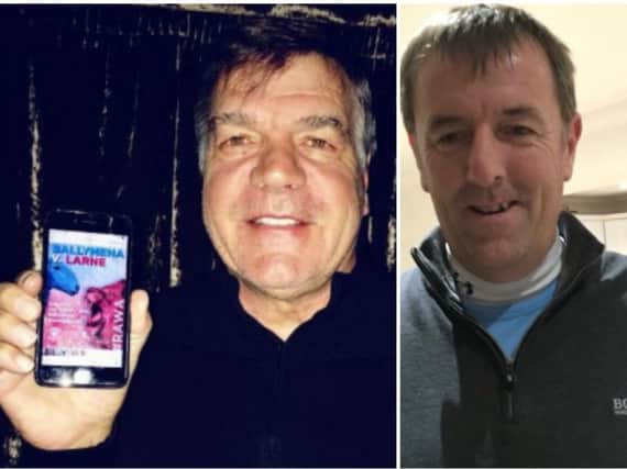 Everton boss Sam Allardyce and Southampton hero Matt Le Tissier