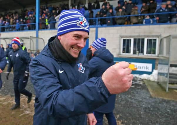 Loughgall manager Dean Smith. Pic by INPHO.