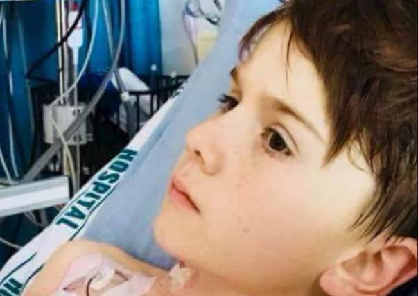 Reuben Davis (11) who is suffering from Leukaemia
