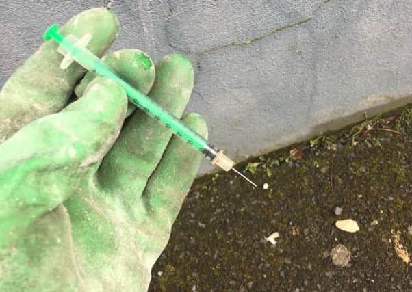 A needle found in Shankill St Lurgan