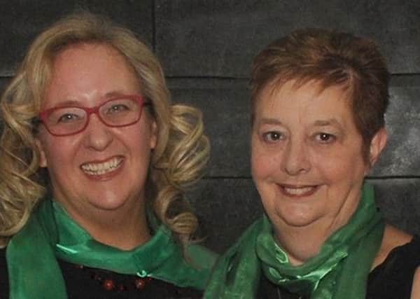 Kirsty Orr, Musical Director and Joan Houston, Deputy Musical Director (Lisburn Harmony Ladies Choir) pictured at last years St Patricks Night Concert at the Island Hall, Lisburn.