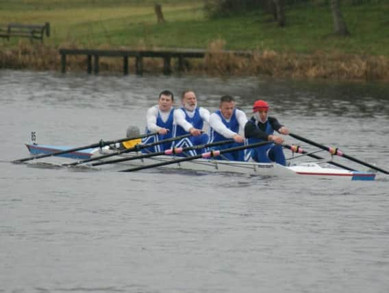 The City of Derry Masters Quad during last week's Head of the Erne race in Enniskillen.