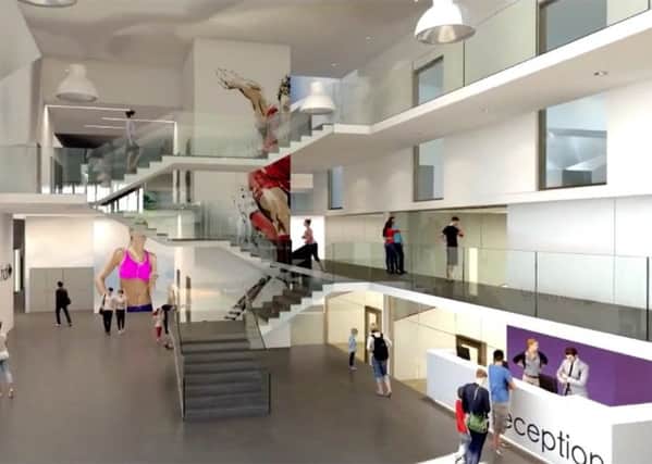 An impression of how the reception might look like at the new South Lake Leisure Centre in Craigavon
