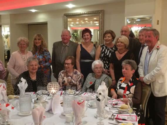 Former staff from the three schools - Coleraine Boys' Secondary School, Coleraine Girls' Secondary School and Coleraine College - at the anniversary dinner.