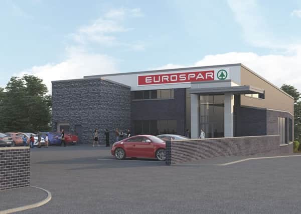 A computer-generated image of how the new Moundview Eurospar development will look when complete.