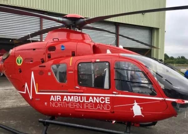 The Air Ambulance was tasked to the scene of the incident.