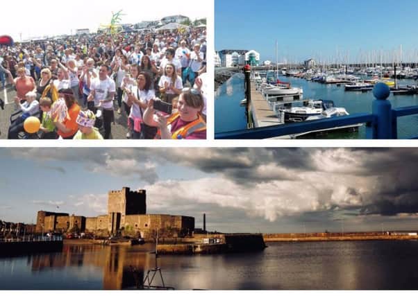 Some of the images we received of Carrickfergus.