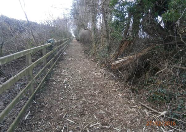 Part of the Blaris Cycle Path.