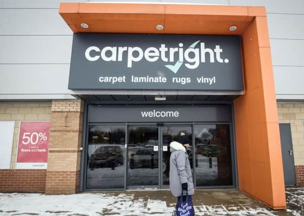 File photo dated 01/03/18 of a Carpetright in Leeds, as the embattled retailer has put jobs under threat as it draws up sweeping restructuring plans which will close poorly-performing stores and see it tap investors for up to Â£60 million. PRESS ASSOCIATION Photo. Issue date: Thursday March 1, 2018. See PA story CITY Carpetright. Photo credit should read: Danny Lawson/PA Wire