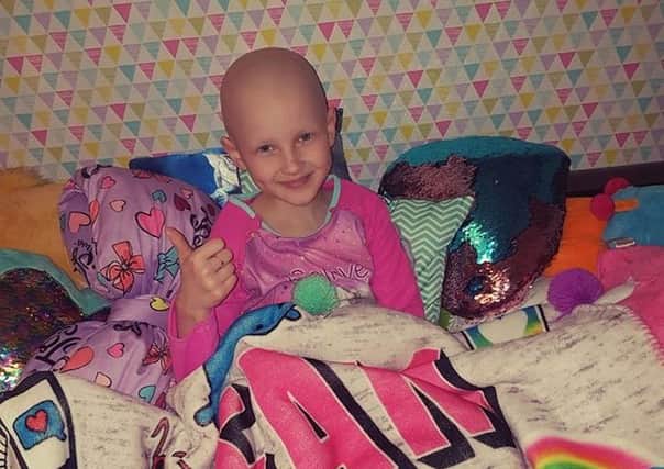 Little Elsa McBurney has received positive news about her cancer fight.
