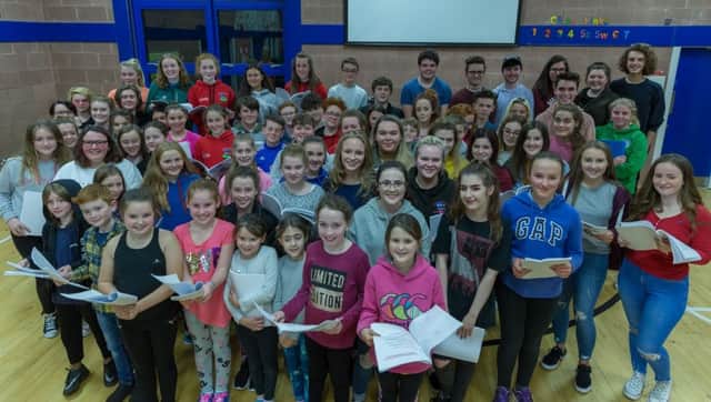 The cast of Ballywillan Drama Group's Les Miserables.