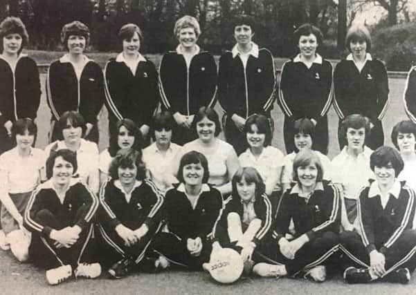Second Larkfield netball team pictured in 1980