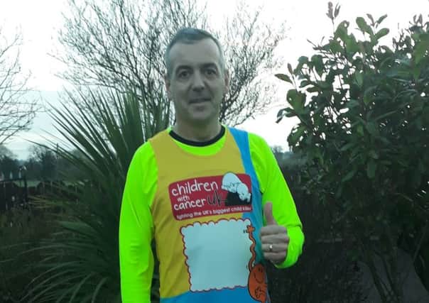 Gerry's ready to make a marathon effort for charity.