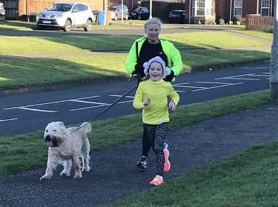 Shannon Dougherty is running a staggered marathon for TinyLife.
