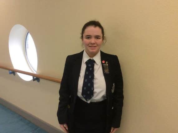 Congratulations to Limavady Grammar School pupil Anna McElhinney who last week was elected to the UK Youth Parliament as a representative for the constituency of East Londonderry.