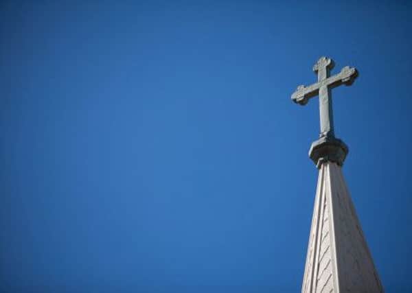 Church Steeple and Cross