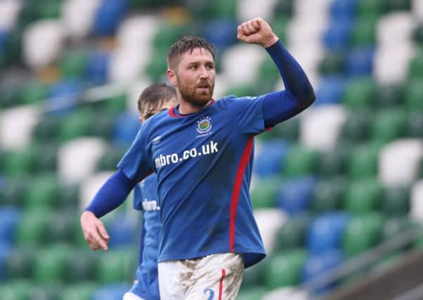 Linfield's Mark Stafford. Pic by INPHO.