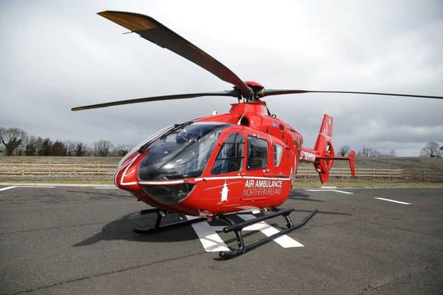 Medical teams are able to reach any part of Northern Ireland in around 25 minutes.