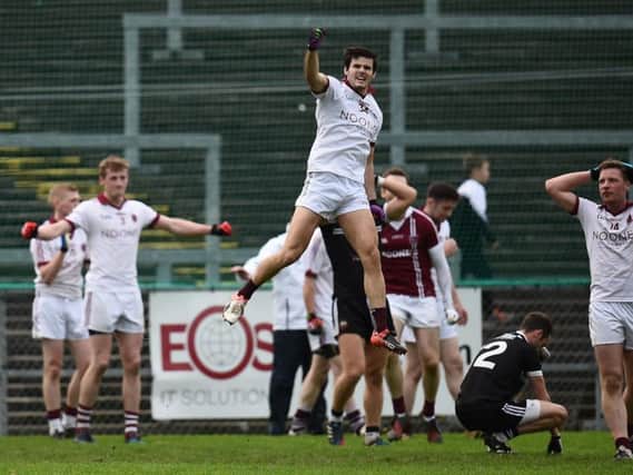 Karl McKaigue is one of the Slaughtneil quartet named on the inaugural AIB Football Club Championship Team of the Year.