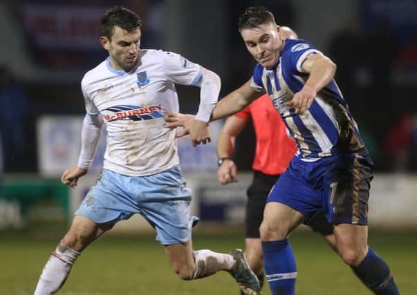 The incident took place before a match between Ballymena United and Coleraine