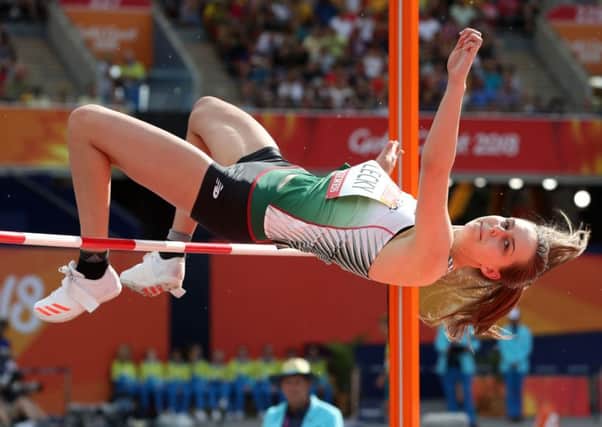 Northern Ireland's Summer Lecky in the Women's High Jump final