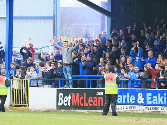 Coleraine fans are loving their exciting finish to the season.