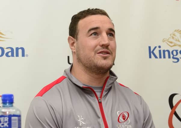 . Ulster Rugby's Rob Herring pictured during the press conference. 
Picture By: Arthur Allison.