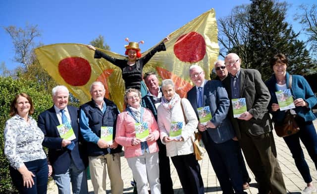 Mid and East Antrim in Bloom community volunteers from Ahoghill, Cullybackey, Islandmagee and Whitehead at the launch.